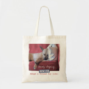 Ein schöner schlafender Hund Tote Tasche