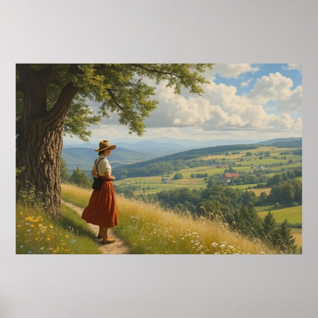 Ein schöner Sommertag Poster (Vorne)