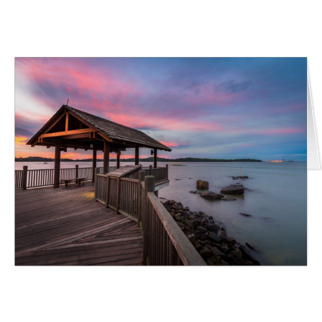 Ein schöner Sonnenuntergang (Vorderseite (Horizontal))