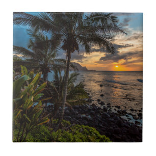 Ein schöner Sonnenuntergang 2 Fliese