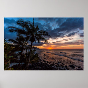 Ein schöner Sonnenuntergang Poster