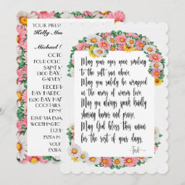 Ein schöner Tag für eine Hochzeit - sehen Sie zurü Einladung