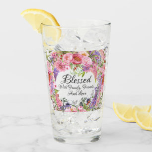 Ein schöner Tag für eine Hochzeit - sehen Sie zurü Glas