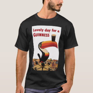 Ein schöner Tag für eine Runde Vintage Bierwerbung T-Shirt