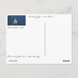 Ein schöner Tag im Hafen von Charleston! Postkarte