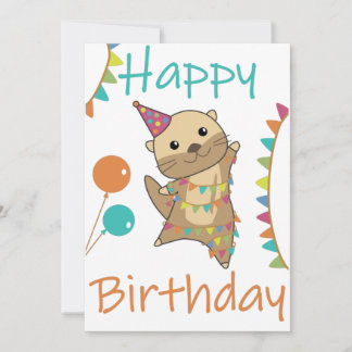 Ein schönerer Geburtstag wünscht Niedliches Glück  Einladung