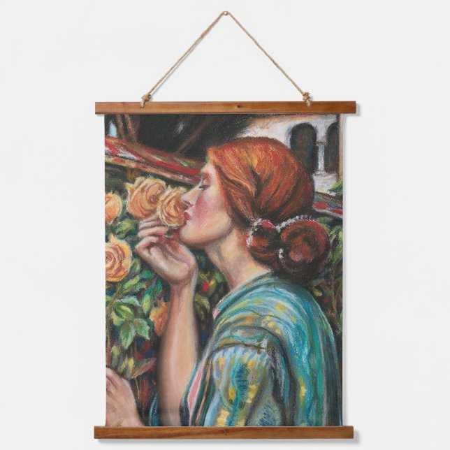 Ein schöneres Ambiente Wandteppich Mit Holzrahmen (Vorderseite)