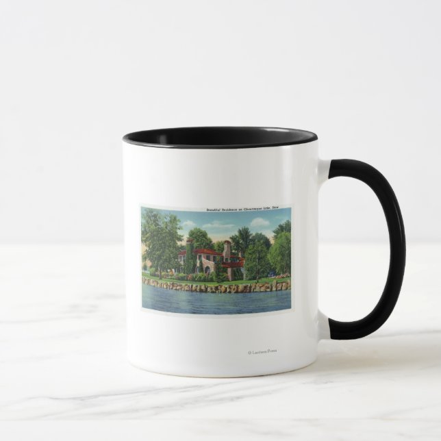 Ein schönes Chautauqua Lake Residence Tasse (Rechts)