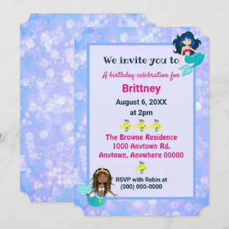 Ein schönes Geburtstagsgeschenk-Design für die Mee Einladung