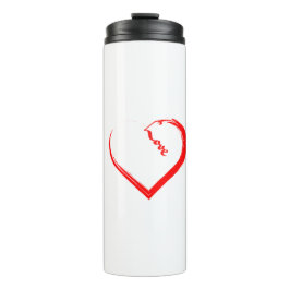 Ein schönes Herz Thermosbecher