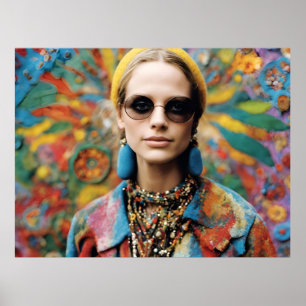Ein schönes Hippie Poster