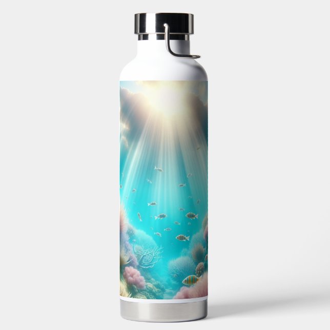 Ein schönes Korallenriff Trinkflasche (links)