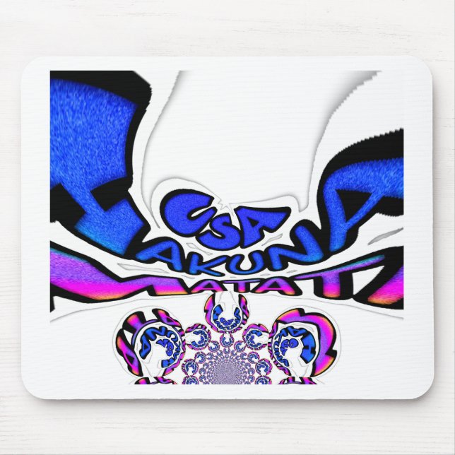 Ein schönes phantastisches Zitat-Design der USA Mousepad (Vorne)