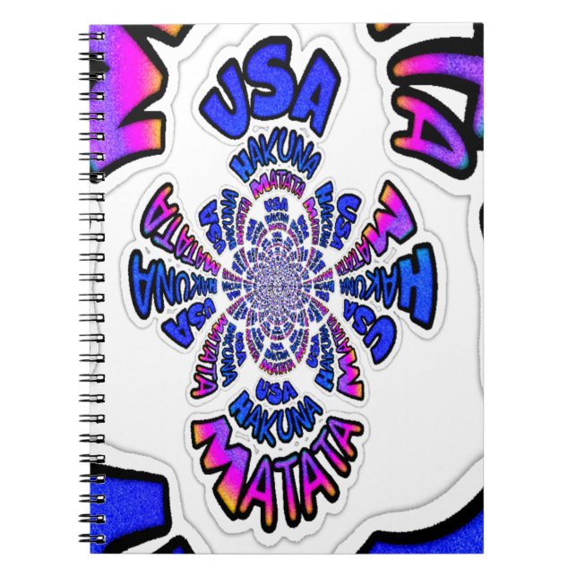 Ein schönes phantastisches Zitat-Design der USA Notizblock (Vorderseite)