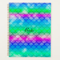 Ein schönes Spektrum an Mermaid Farben Notebook