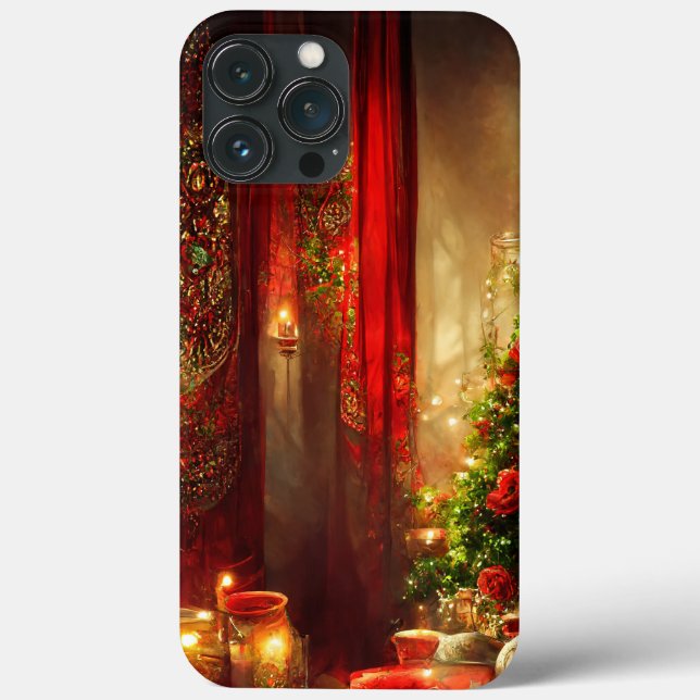 Ein schönes Weihnachtsbaumfeuer Case-Mate iPhone Hülle (Rückseite)
