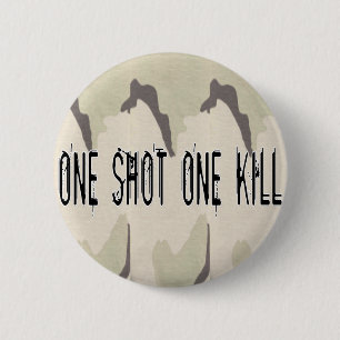 Ein schoss eine Tötung Button