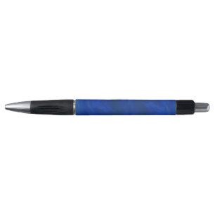 Ein Schreibstift mit einem blauen Swirl Kugelschreiber