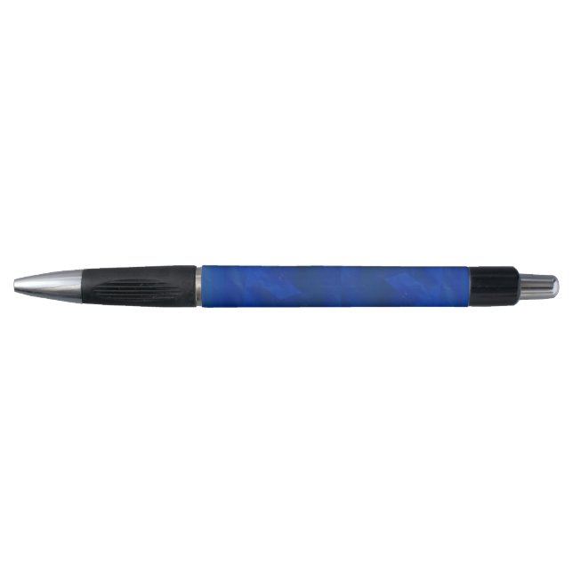 Ein Schreibstift mit einem blauen Swirl Kugelschreiber (Vorderseite)