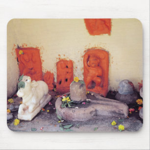 Ein Schrein einer Kapelle auf dem Ganges Mousepad