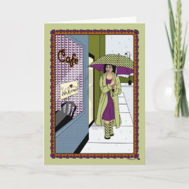 Ein Schritt bei einem Time_A_Greeting Karte