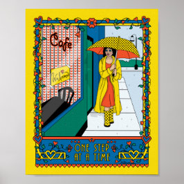 Ein Schritt bei einem Time_B_8x10-Poster Poster
