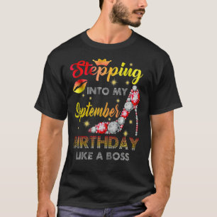 Ein Schritt in meine September-Girl T-Shirt