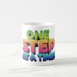 Ein Schritt Kaffeetasse