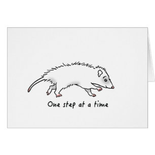 Ein Schritt-Opossum