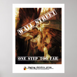 Ein Schritt zu weit   Wall Street Ikarus mit Poster