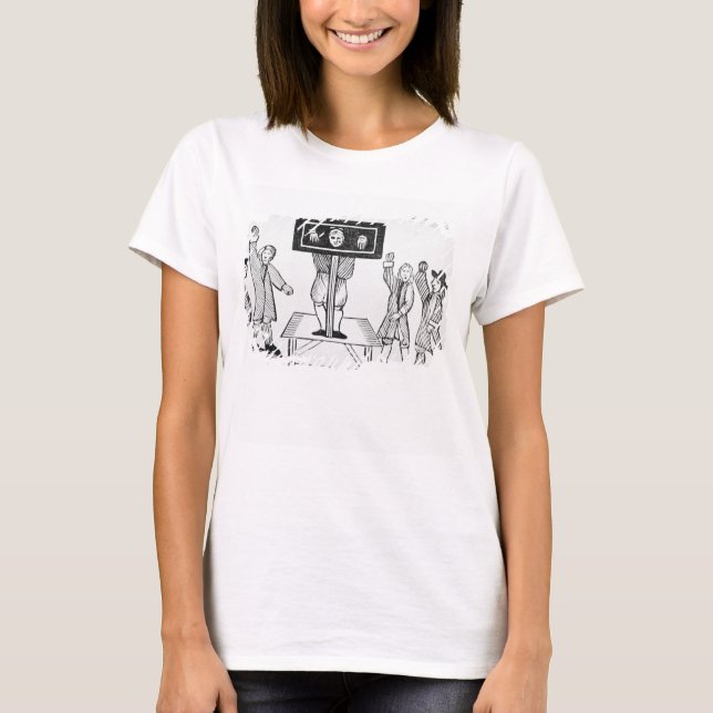 Ein schuldiger Mann in der Dorfpalette, Kopie eine T-Shirt (Vorderseite)