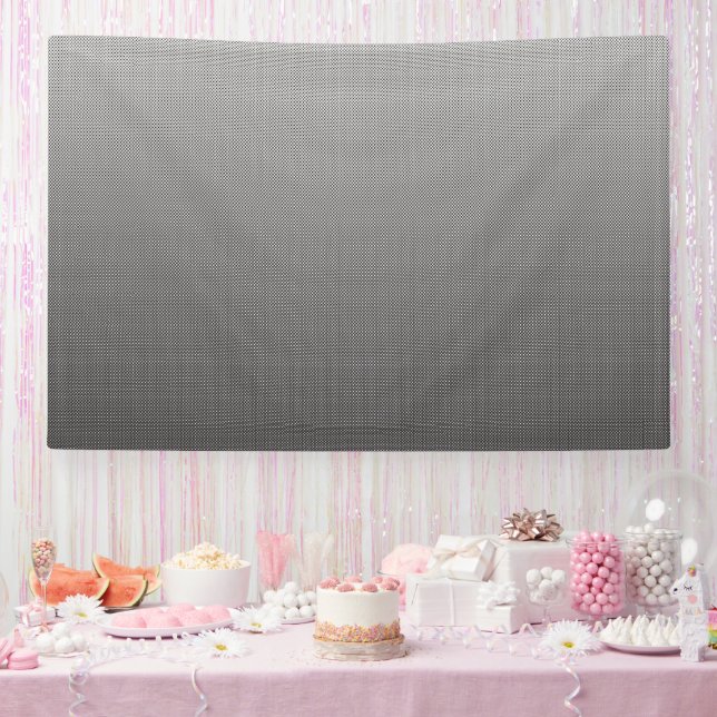 ein Schwarz-Weiß-Foto einer Wand_ Banner (Party)