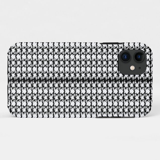 ein Schwarz-Weiß-Foto eines Musters Case-Mate iPhone Hülle (Rückseite (Horizontal))