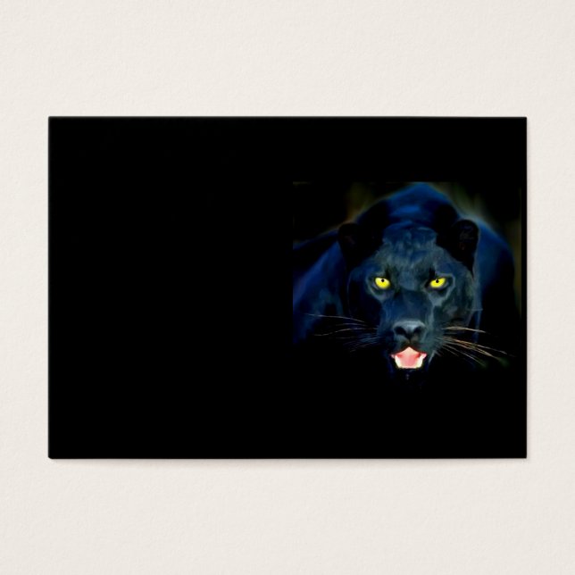 Ein schwarzer Panther (Vorderseite)
