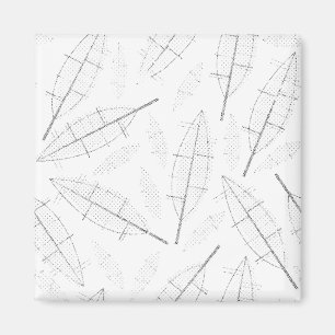 ein schwarzer Rahmen mit weißem Hintergrund mit Li Magnet