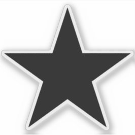 Ein schwarzer Stern der Anarchie Aufkleber