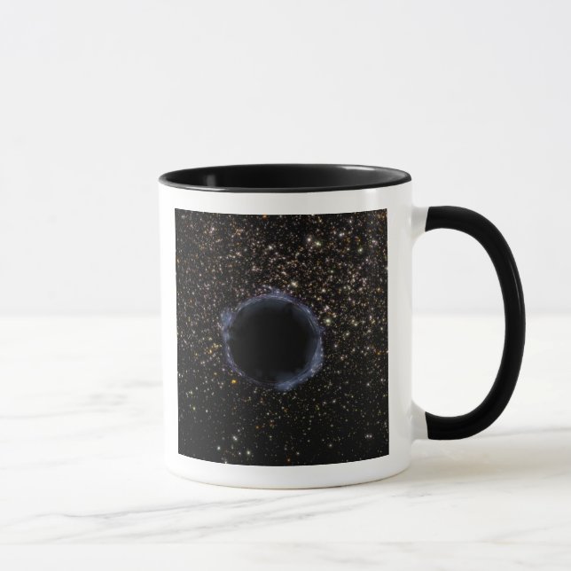 Ein schwarzes Loch in einem globalen Cluster Tasse (Rechts)