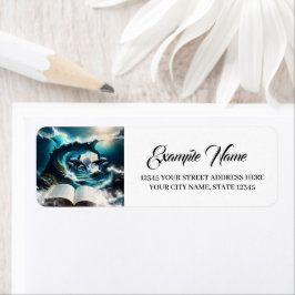 Ein schwimmendes Dampfbad Orca in der Welle.