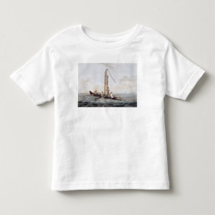 Ein Segeln-Kanu von Otaheite Kleinkind T-shirt