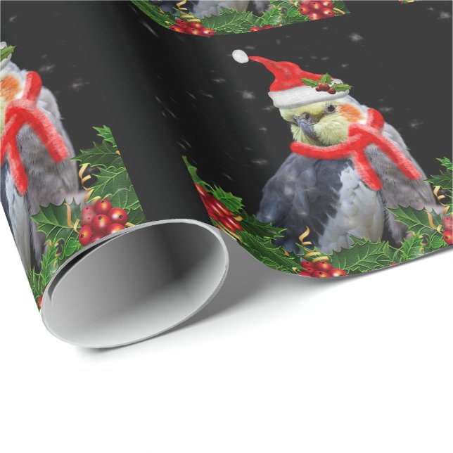 Ein sehr berüchtigtes Weihnachtswackelpapier Geschenkpapier (Rolleneckpunkt)