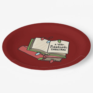 Ein sehr buchstäbliches Weihnachten Pappteller