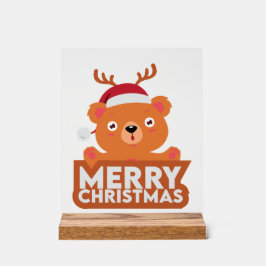 Ein sehr frohe Weihnachten Acrylschild