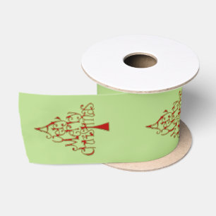 Ein sehr froher Weihnachtsbaum + Ihre Ideen Satinband