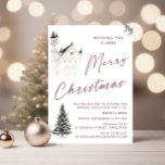 Ein sehr frohes Weihnachts-Winterwunderland-Party Einladung<br><div class="desc">Eine wunderschöne Weihnachtswunder-Party Einladung Herrlicher Weihnachtsbaum Sehen Sie sich unsere Kollektion für viele weitere Einladungen und passende Artikel auch als digitale Einladung zum Download an.</div>