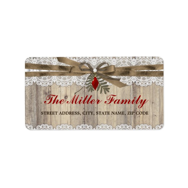 Ein sehr fröhliches Weihnachts-Adress-Labels Adressaufkleber (Vorne)