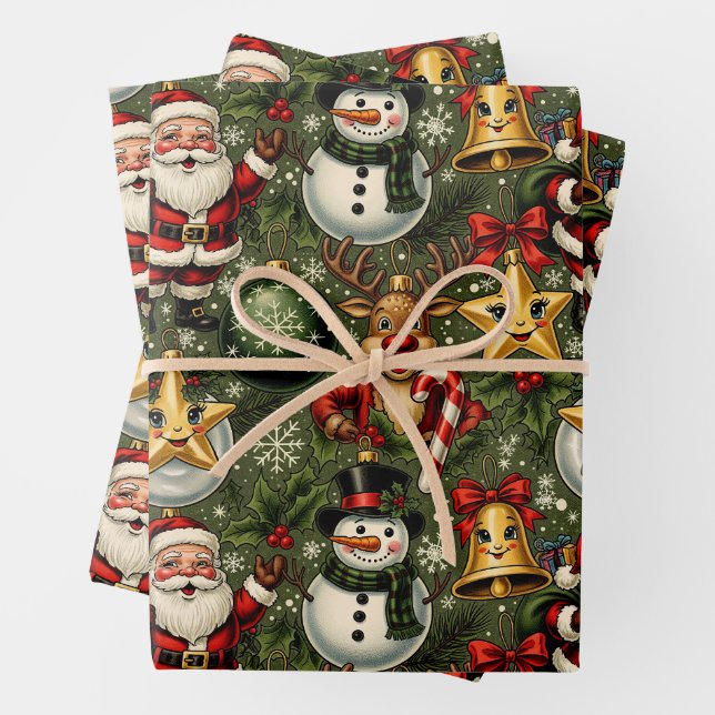 Ein sehr gemütliches Party Geschenkpapier Set (Beispiel)