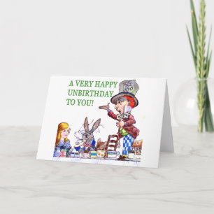Ein sehr glückliches Unbirthday Ihnen! Karte