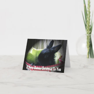 Ein sehr Häschen-Weihnachten zu Ihnen Feiertagskarte