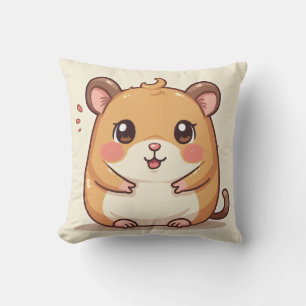 Ein sehr niedlicher Hamster Sein Name ist Tori Kissen