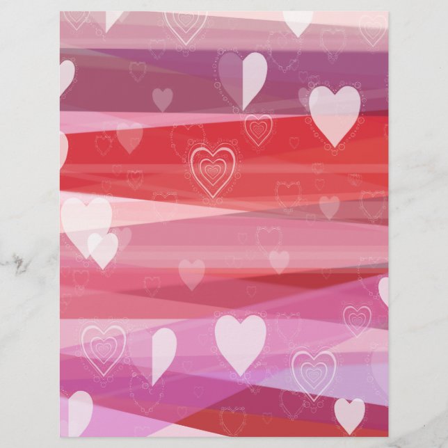 Ein sehr rosa Valentine Flyer (Vorne)